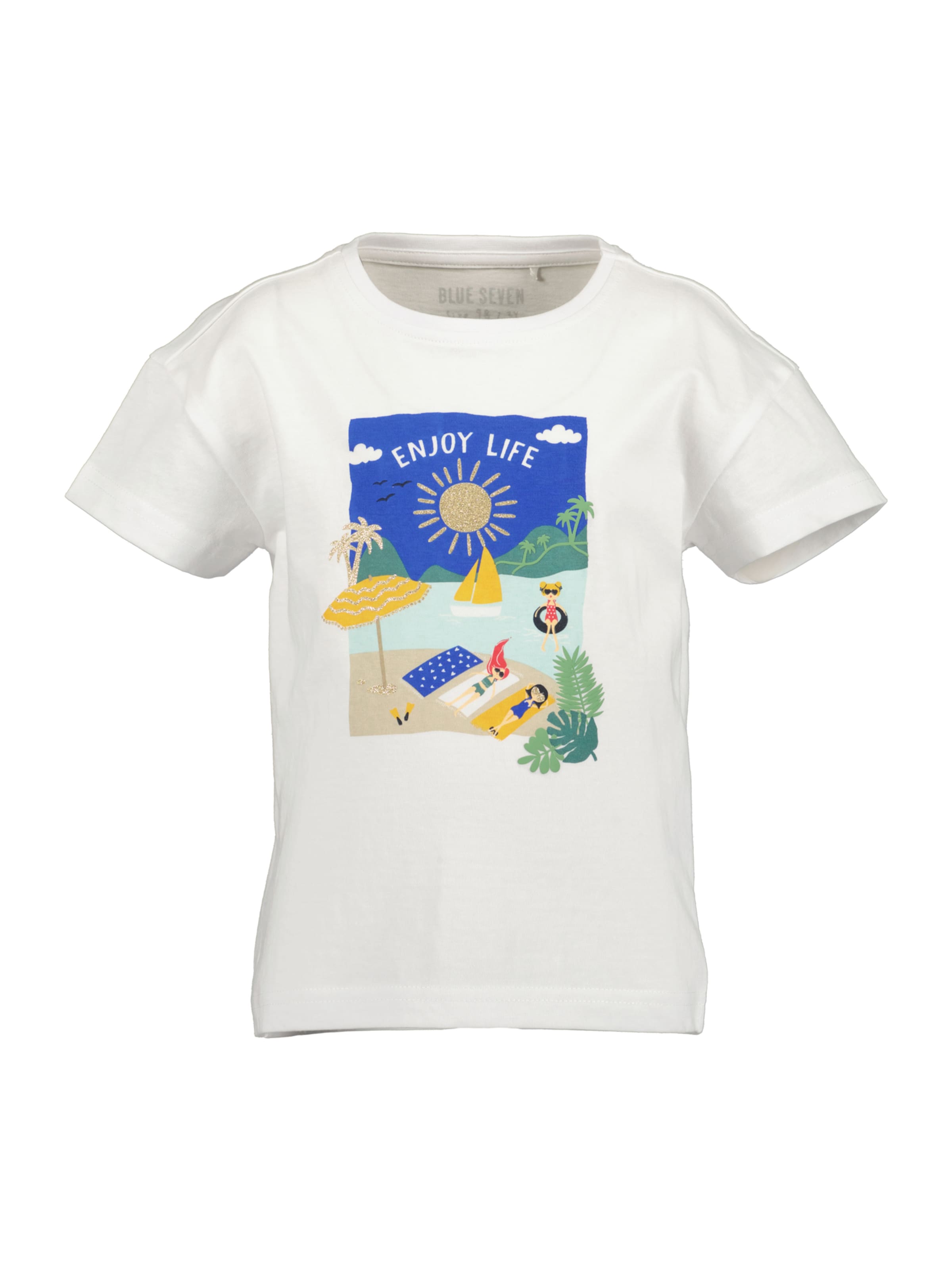 BLUE SEVEN Tričko – bílá: přední strana