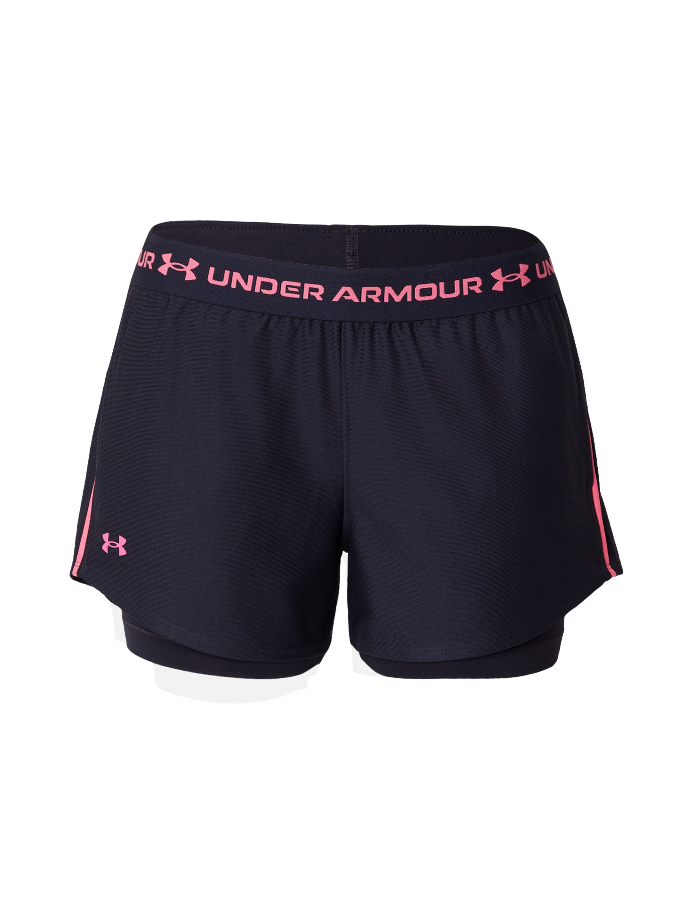 UNDER ARMOUR Sportbroek 'Play Up' in Zwart: voorkant