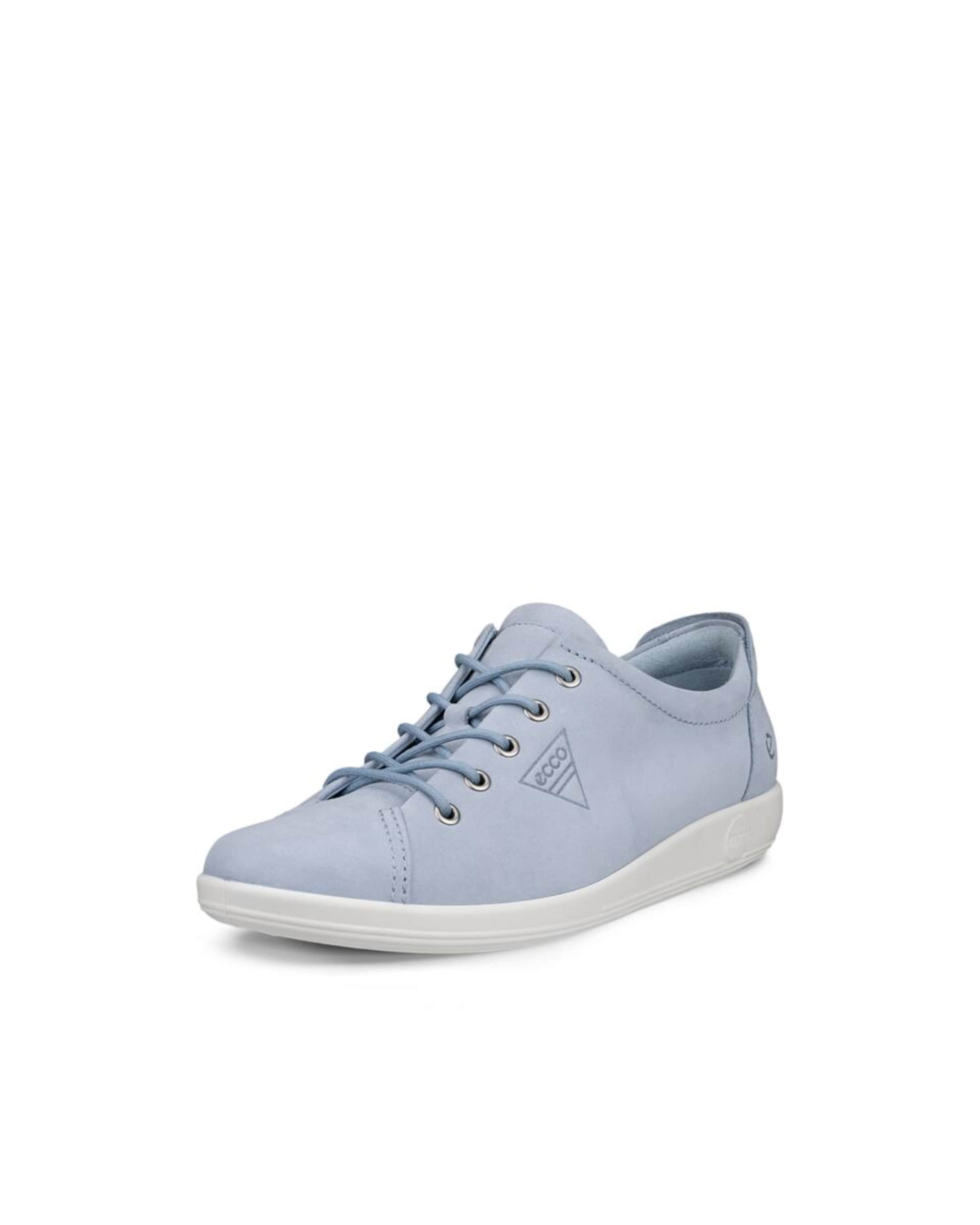 ECCO Lace-Up Shoes in Blue: front