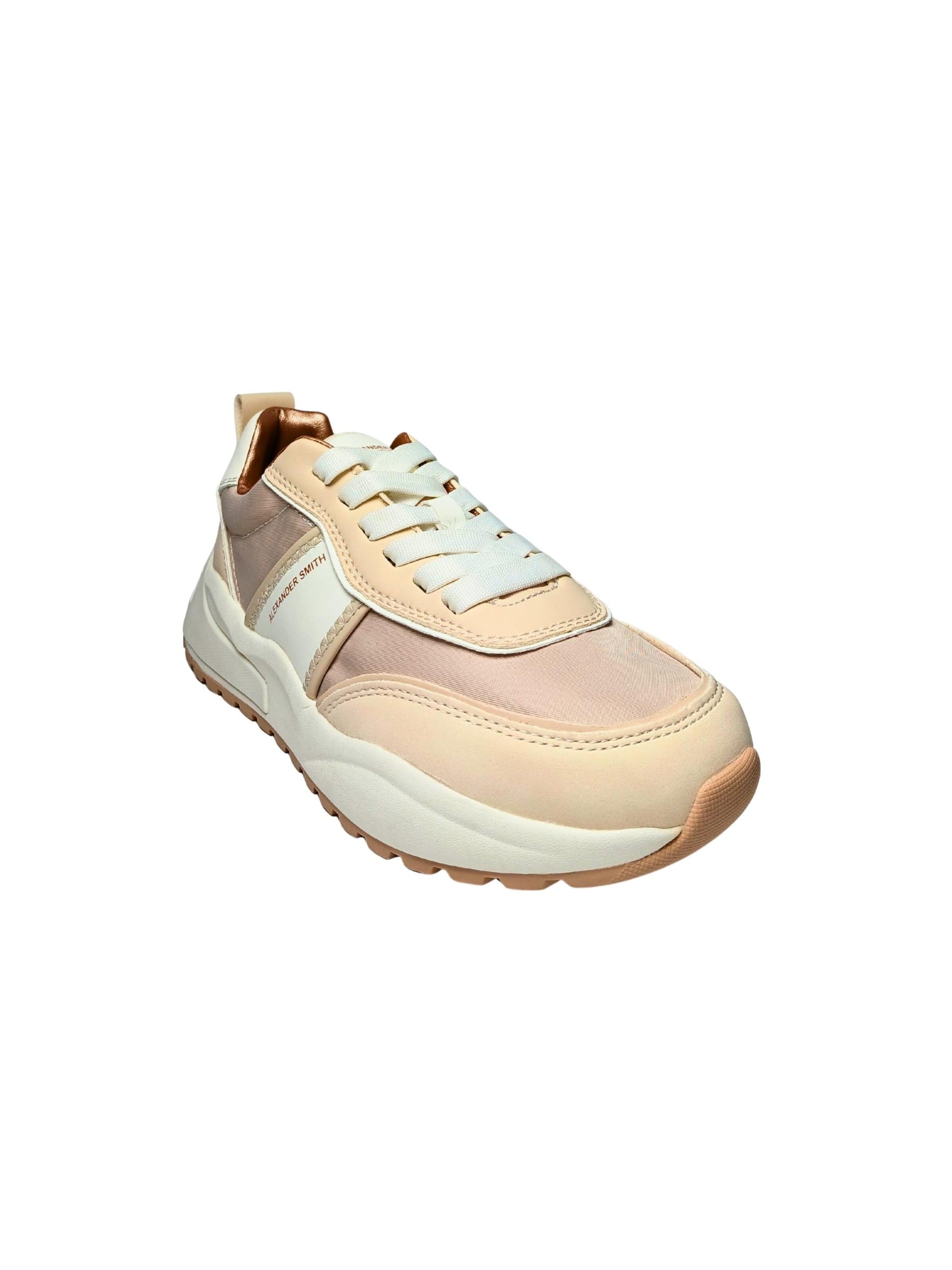 Alexander Smith Sneakers in Beige: front
