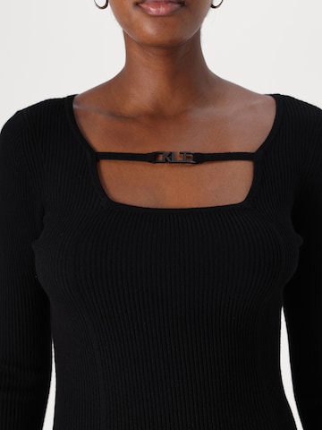 KARL LAGERFELD JEANS Kleid in Schwarz
