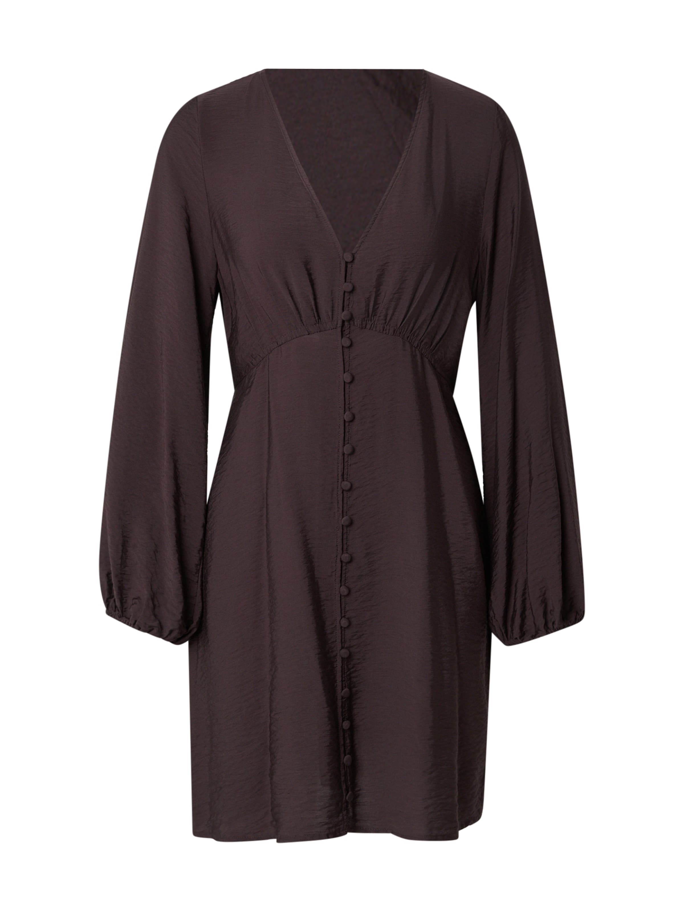 Lindex - Vestido camisero 'Caroline' en marrón: frente