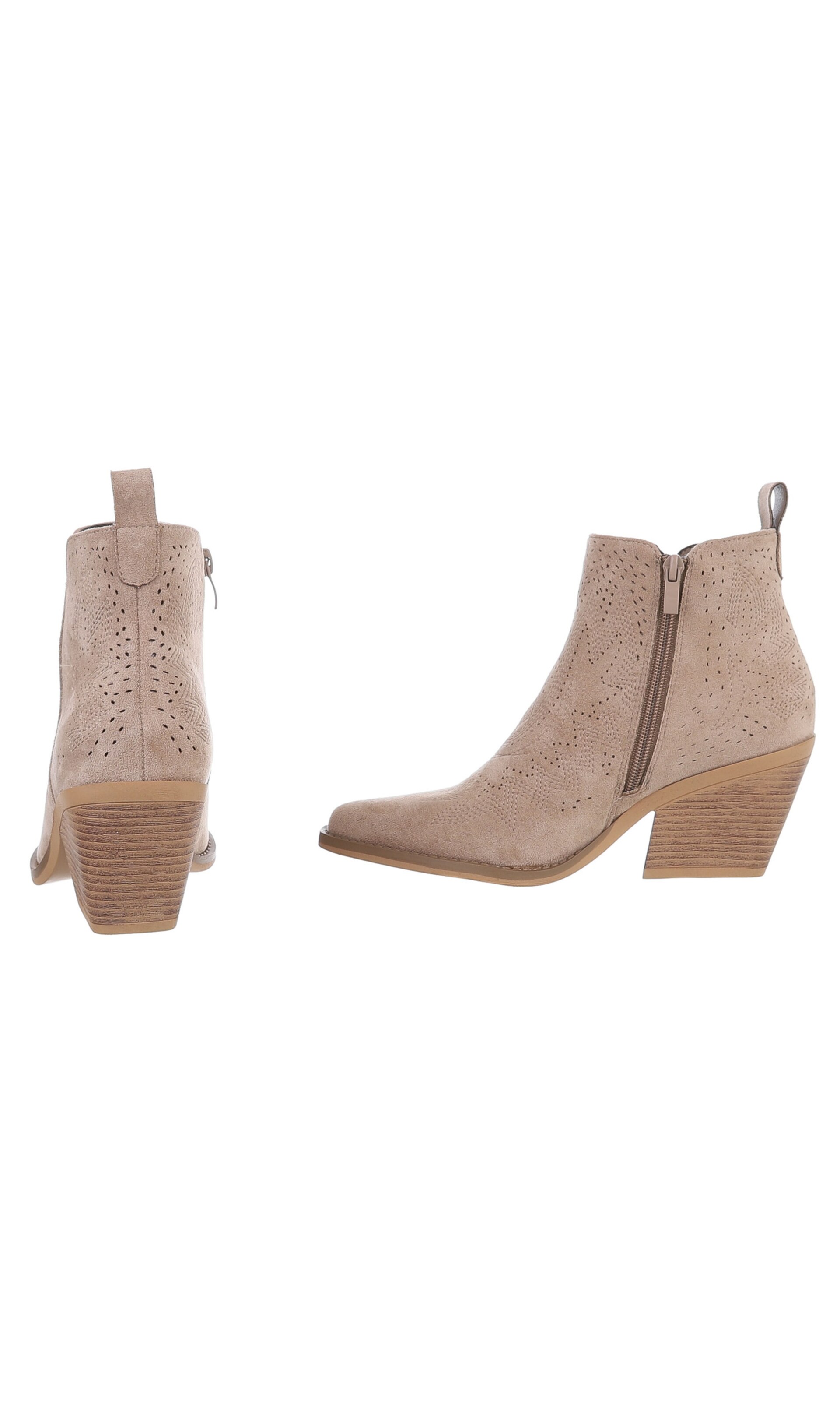 Ital-Design Cowboystiefel in Braun