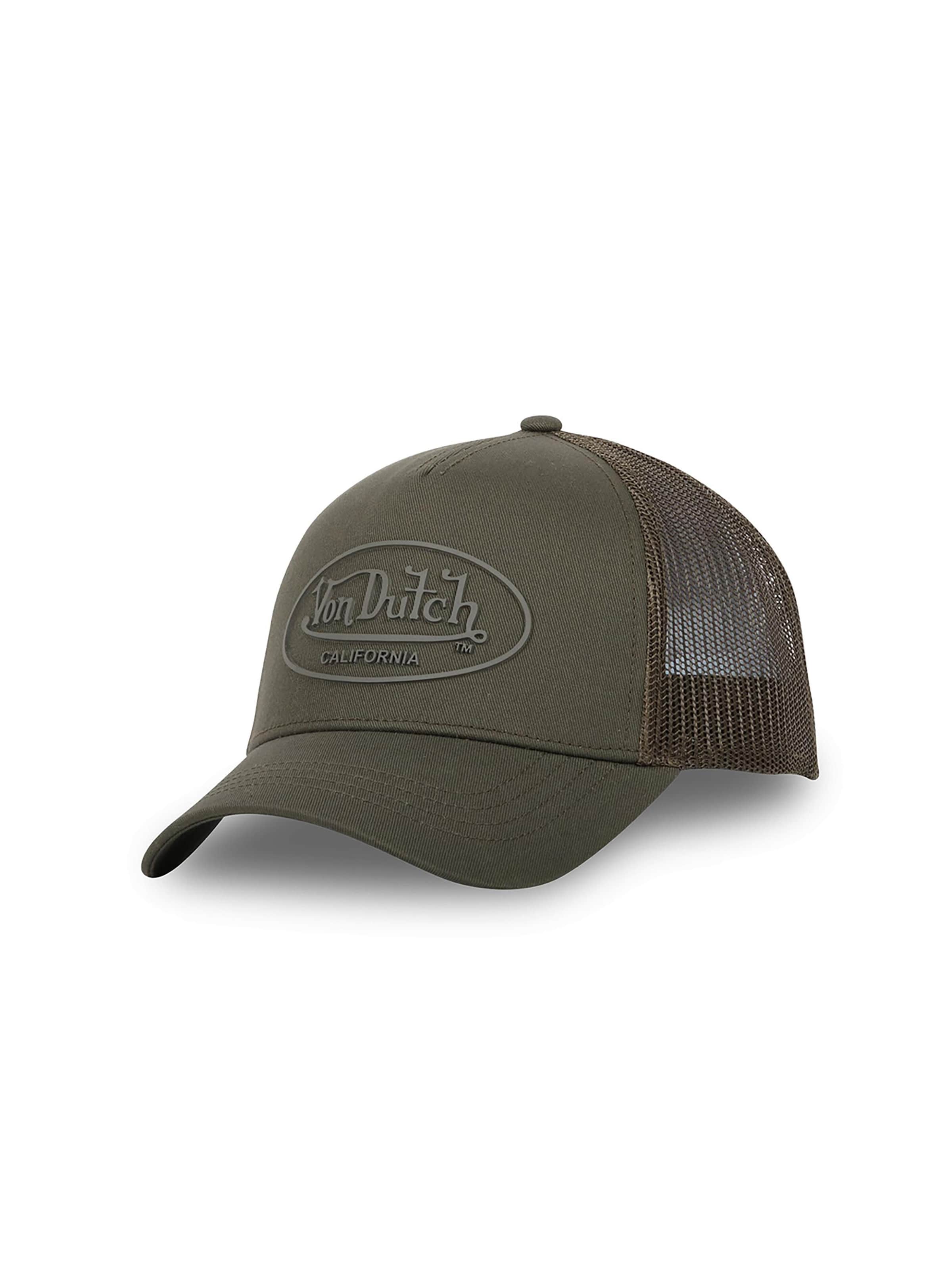 Von Dutch Cap 'Classic Rubber' in Green: front