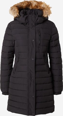 Superdry Winter Jacket 'Fuji' in Black: front