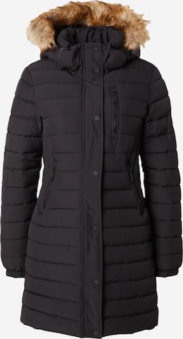 Manteau d’hiver 'Fuji' Superdry & Co en noir : devant