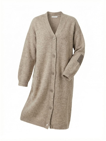 Zhrill Strickjacke 'ZHBRANDA' in Beige: Vorderseite