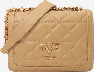 19V69 ITALIA - Bolso de hombro 'Gaby Gold' en beige: frente
