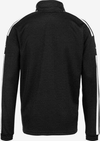 ADIDAS SPORTSWEAR Athletic Zip-Up Hoodie 'Squadra 21' in Black
