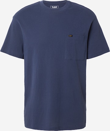 Tricou de la Lee pe albastru: față