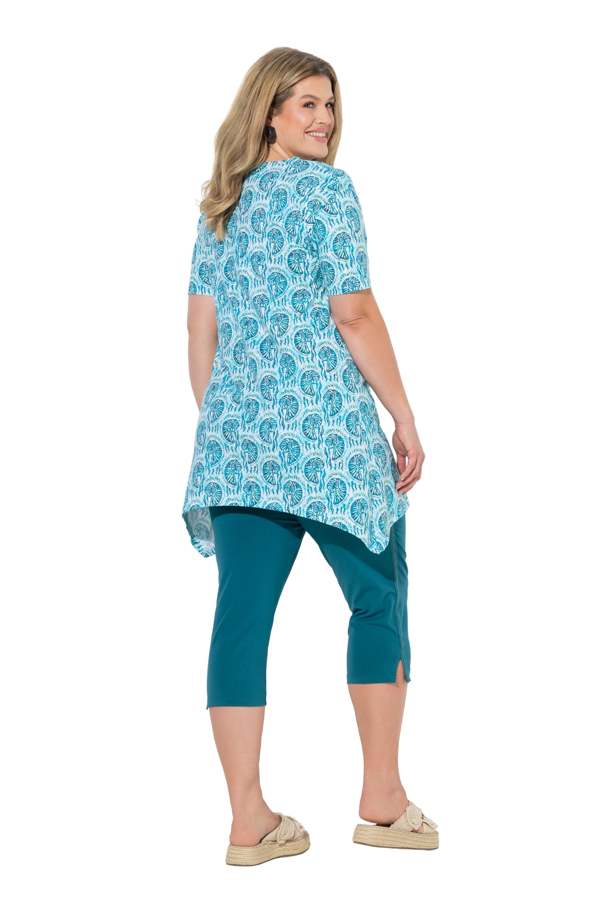 Ulla Popken Longshirt in Blau