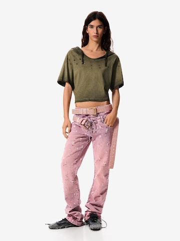 Skinny Jean 'Masha Popova' Desigual en rouge