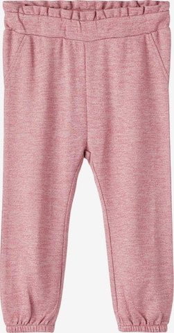 NAME IT - Tapered Pantalón 'Neta' en rosa: frente