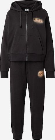 juoda EA7 Emporio Armani Treningas: priekis