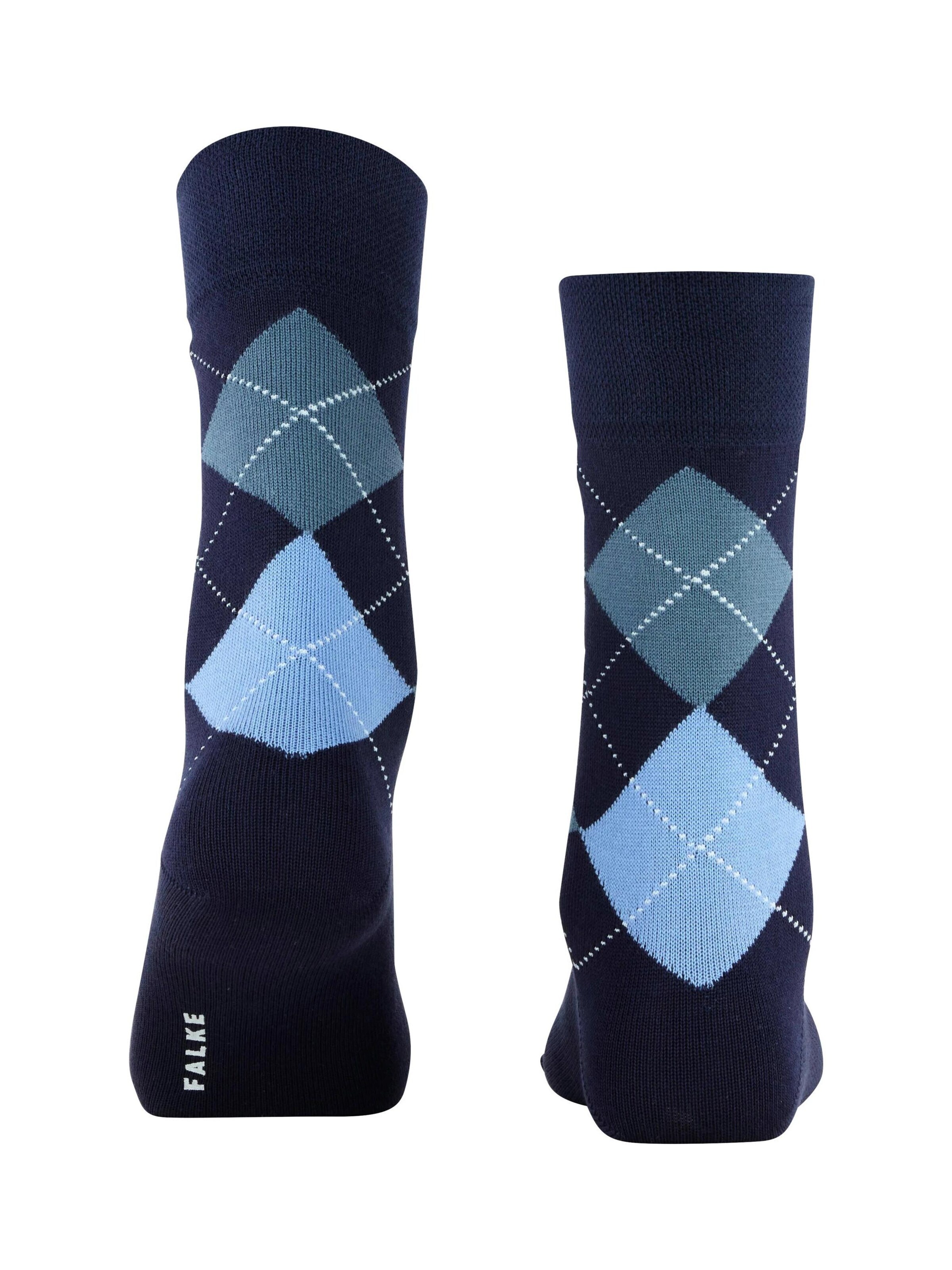 FALKE Socken 'Sensitive Argyle'‌‌‌‌‌ in Blau