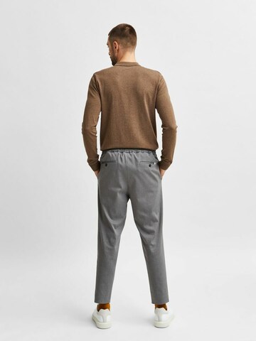 Coupe slim Pantalon chino SELECTED HOMME en gris