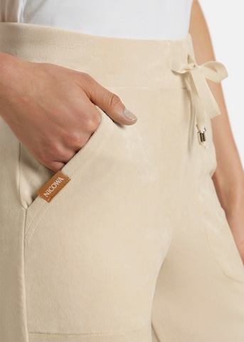 Nicowa Tapered Pants 'Comfino' in Beige