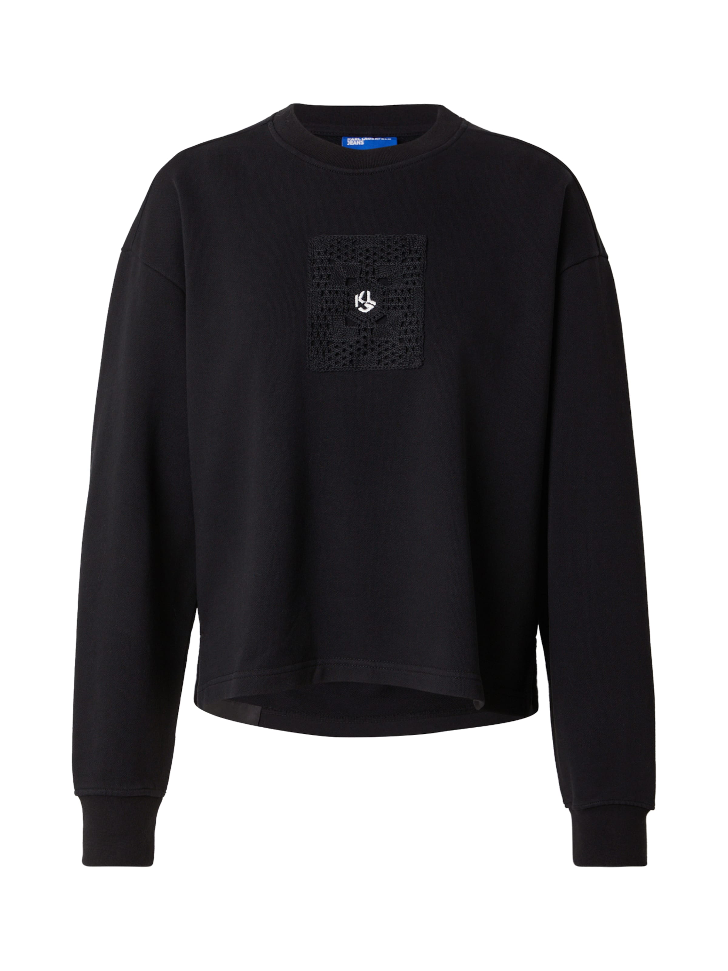 KARL LAGERFELD JEANS Свитшот в Черный: спереди