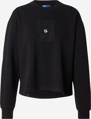 KARL LAGERFELD JEANS Sweatshirt in Black: front