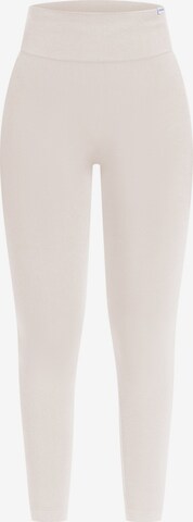 Leggings 'Slayton Scrunch' Smilodox en blanc : devant