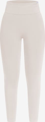 Smilodox Leggings 'Slayton Scrunch' in White: front