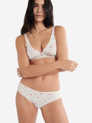 ETAM Boyshorts 'Vanity Gourman' in White