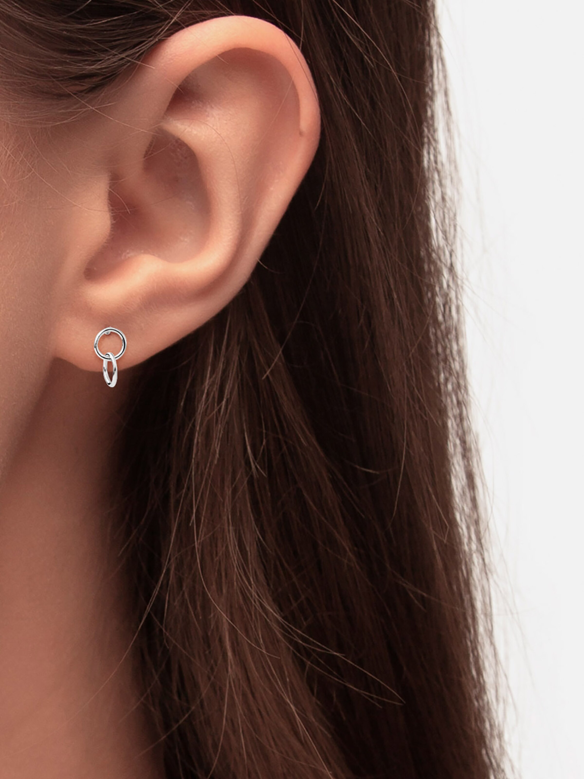 Heideman Oorbellen in Zilver: voorkant