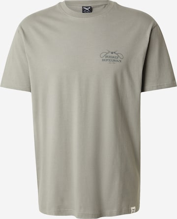 Iriedaily Koszulka 'Bonsigh' w kolorze zielony: przód