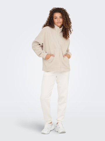 Veste en polaire fonctionnelle 'ONPMon' ONLY PLAY en beige