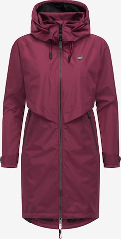 Palton funcțională 'Frodik' de la Ragwear pe roșu: față