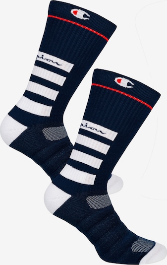 Champion Authentic Athletic Apparel Chaussettes de sport ' 2er-Pack Performance ' en bleu marine / rouge / blanc, Vue avec produit