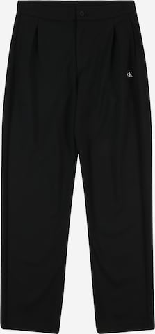 Loosefit Pantalon Calvin Klein Jeans en noir : devant