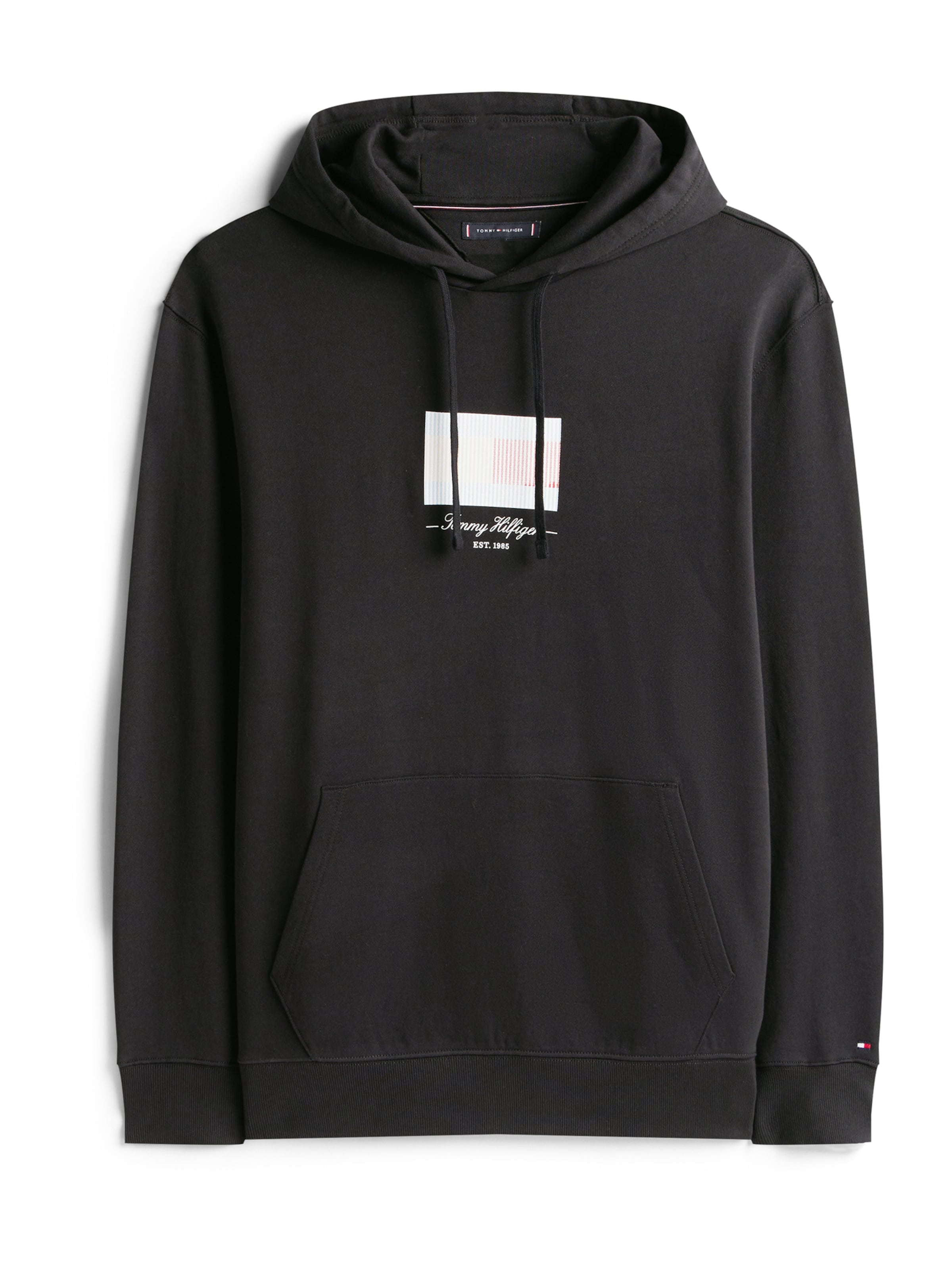 Tommy Hilfiger Big & Tall - Sweatshirt 'ITHACA' em preto: frente