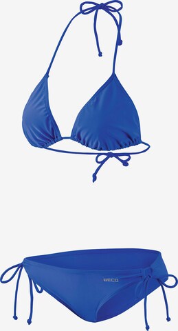 BECO the world of aquasports Triangel Bikini in Blau