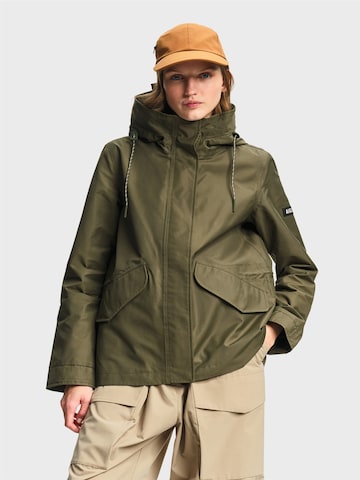 Parka di mezza stagione di AIGLE in verde: frontale