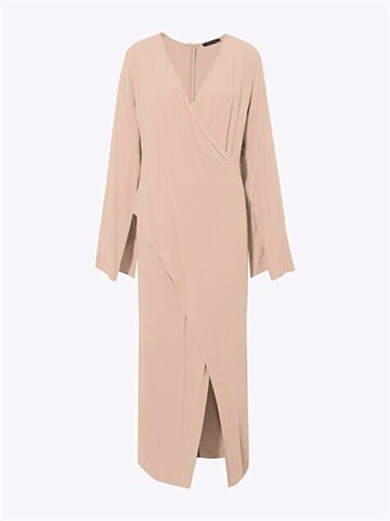 Rivus Dress in Beige