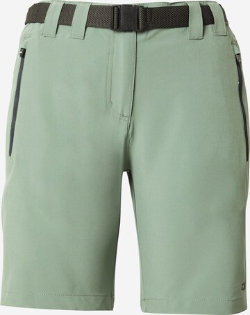 Regular Pantalon outdoor CMP en vert : devant