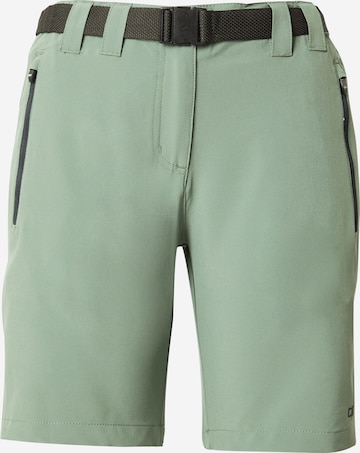 CMP - regular Pantalón de montaña en verde: frente