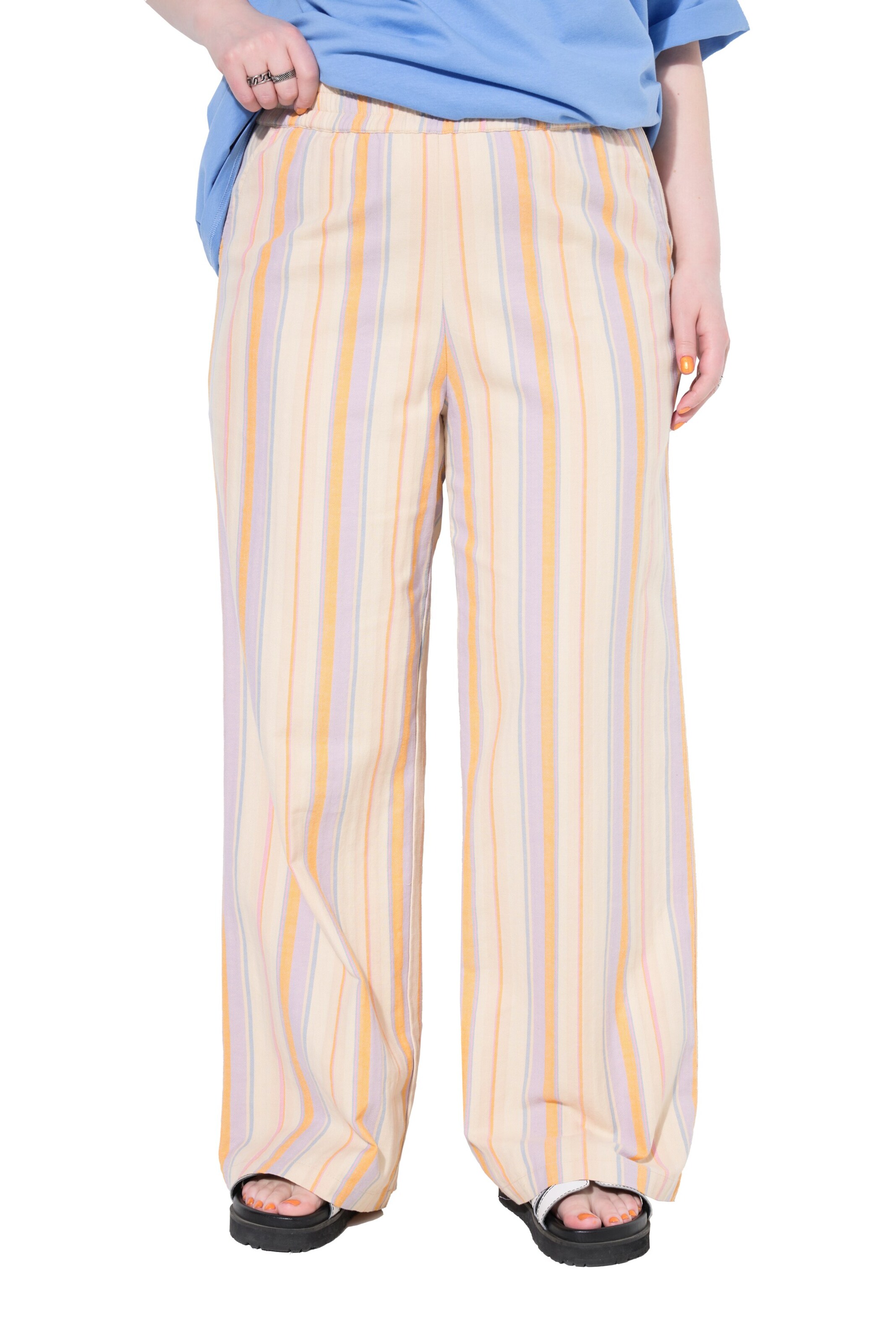 Studio Untold Wide leg Trousers in Mixed colours: front