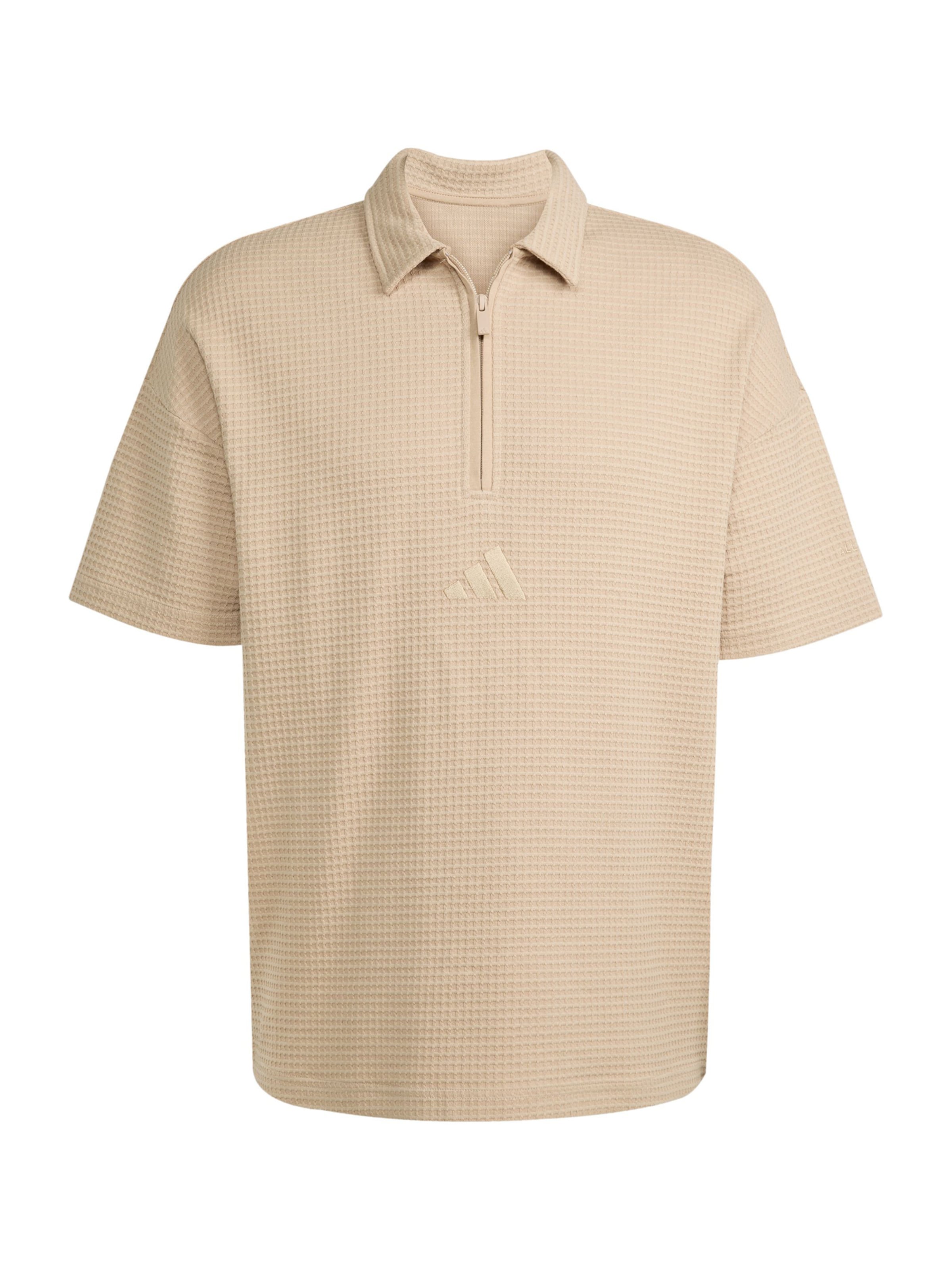 ADIDAS SPORTSWEARTehnička sportska majica - bež boja: prednji dio