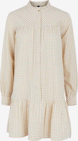 Y.A.S Shirt Dress 'Fawn' in Beige: front