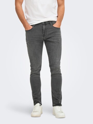 Only & Sons Skinny Jeans 'ONSLoom' in Schwarz
