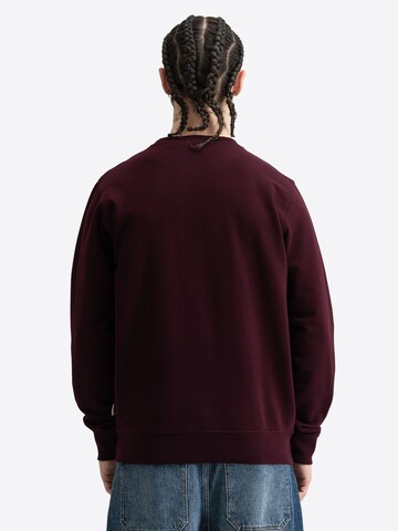 LONSDALE Sweatshirt 'LONGRIDGE' in Rood