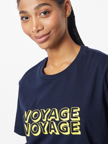 Les Petits Basics - Camiseta 'Voyage' en azul