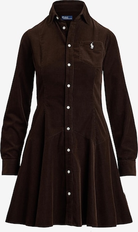 Polo Ralph Lauren Платье-рубашка в Коричневый: спереди