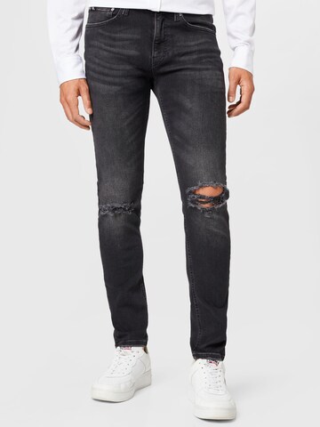 Calvin Klein Jeans Slim fit Jeans 'SKINNY' in Black: front