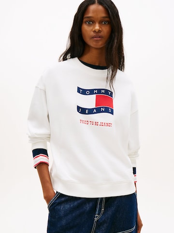 Tommy Jeans Sweatshirt in Weiß