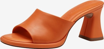 Mule TAMARIS en orange : devant