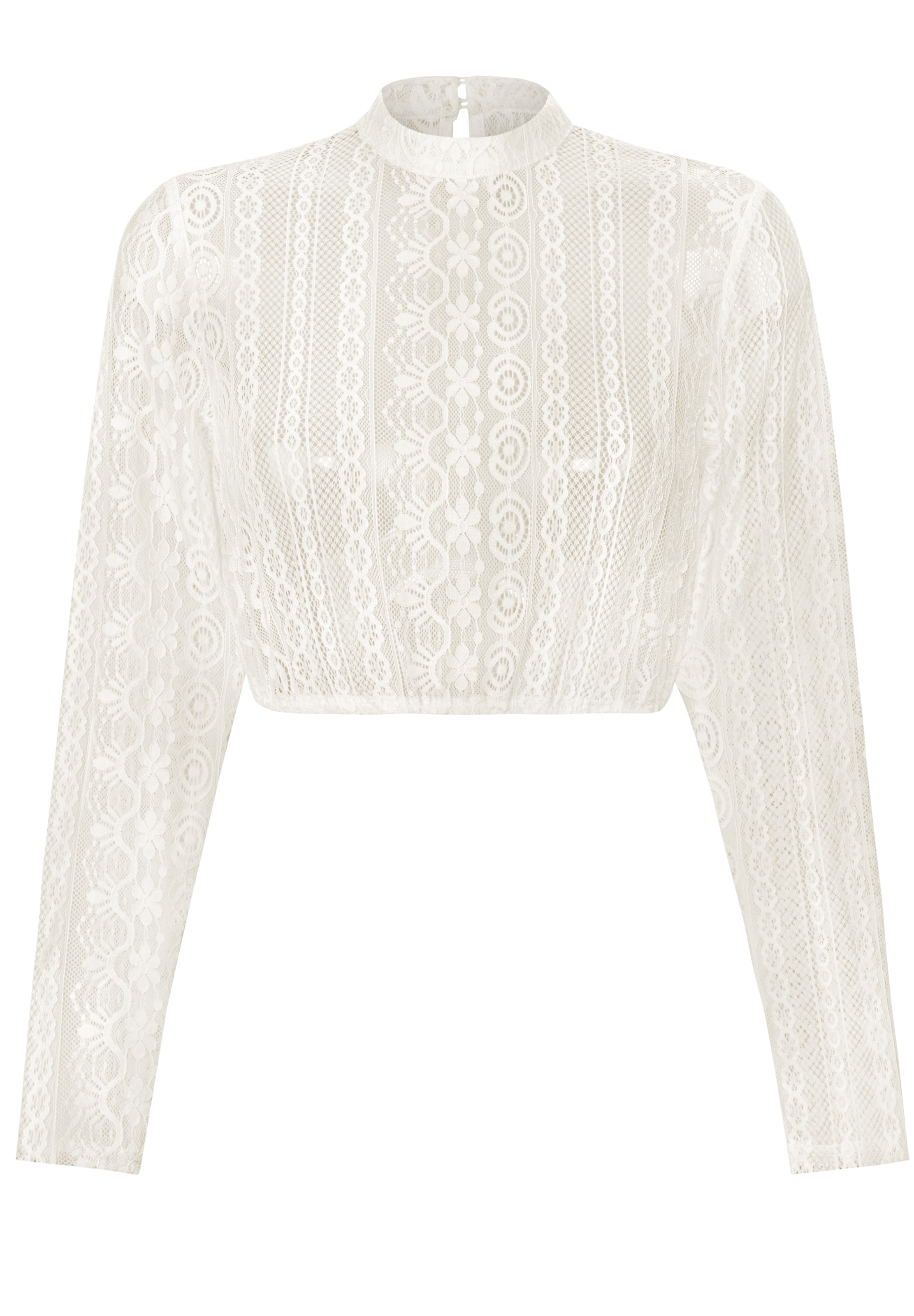 STOCKERPOINT Trachtenbluse 'Zita' in Weiß: Vorderseite