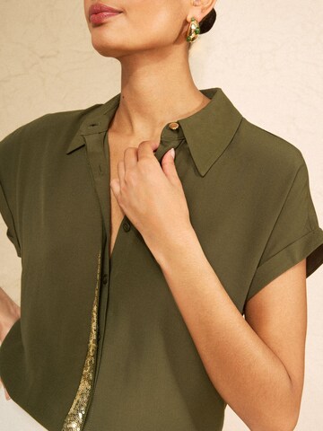 žalia love & roses Palaidinė